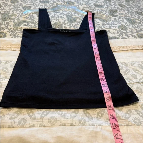 LOFT Women's Elegant Black Tank Top - Picture 7 of 9